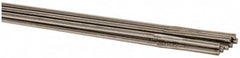 Welding Material - 36 Inch Long, 1/8 Inch Diameter, Bare Coated, Stainless Steel, TIG Welding and Brazing Rod - 1 Lb., Industry Specification 308L - Exact Tooling