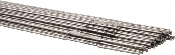 Welding Material - 36 Inch Long, 1/16 Inch Diameter, Bare Coated, Stainless Steel, TIG Welding and Brazing Rod - 1 Lb., Industry Specification 312 - Exact Tooling