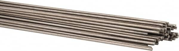 Welding Material - 36 Inch Long, 0.035 Inch Diameter, Bare Coated, Stainless Steel, TIG Welding and Brazing Rod - 1 Lb., Industry Specification 316L - Exact Tooling