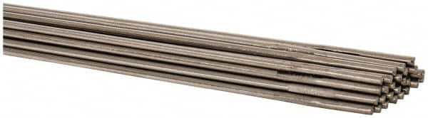 Welding Material - 36 Inch Long, 1/8 Inch Diameter, Bare Coated, Stainless Steel, TIG Welding and Brazing Rod - 10 Lb., Industry Specification 316L - Exact Tooling