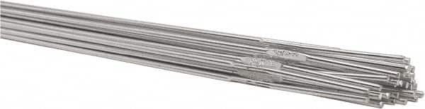 Welding Material - 36 Inch Long, 1/16 Inch Diameter, Bare Coated, Aluminum, TIG Welding and Brazing Rod - 1 Lb., Industry Specification 5356 - Exact Tooling