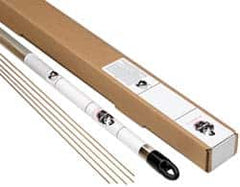 Welding Material - 36 Inch Long, 1/8 Inch Diameter, Bare Coated, Silicon Bronze, TIG Welding and Brazing Rod - 1 Lb., Industry Specification ERCuSi-A - Exact Tooling