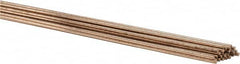 Welding Material - 36 Inch Long, 1/16 Inch Diameter, Bare Coated, Silicon Bronze, TIG Welding and Brazing Rod - 1 Lb., Industry Specification ERCuSi-A - Exact Tooling