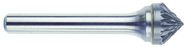 SK-6 5/8 x 5/16 x 1/4" SH Sgl Cut - CBD - Burr - Exact Tooling