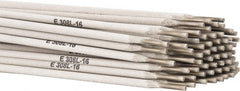 Welding Material - 14" Long, 1/8" Diam, Stainless Steel Arc Welding Electrode - E308L - Exact Tooling