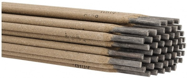 Welding Material - 14" Long, 5/32" Diam, Steel Alloy Arc Welding Electrode - E6010 - Exact Tooling