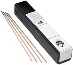 Welding Material - 12" Long, 1/2" Diam, Carbon Steel, Stainless Steel, Copper Arc Welding Electrode - Arc Gouging Electrodes - Exact Tooling