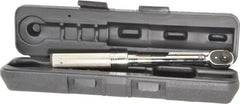 CDI - 3/8" Drive Micrometer Torque Wrench - 4 N/m to 22 N/m Torque, 10-5/32" OAL, 0.12 N/m Graduation, Ratcheting with Reverse Lever Head - Exact Tooling
