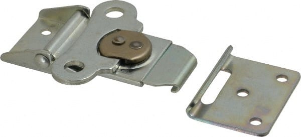 Value Collection - 4.68" Long x 2-3/4" Wide x 0.72" High, Standard Base Wing Turn Latch - Steel, with Zinc Finish - Exact Tooling
