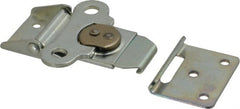 Value Collection - 4.68" Long x 2-3/4" Wide x 0.72" High, Standard Base Wing Turn Latch - Steel, with Zinc Finish - Exact Tooling