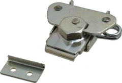 Value Collection - 2.62" Long x 2.51" Wide x 0.79" High, Standard Base Wing Turn Latch - Steel, with Zinc Finish - Exact Tooling