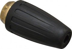 Value Collection - 3,700 psi Rotating, Turbo Pressure Washer Nozzle - 1.52mm Orifice Diam, 1/4" Thread - Exact Tooling