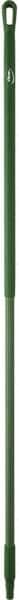 Vikan - 59 x 1-1/4" Fiberglass Squeegee Handle - European Threaded Connection, Green - Exact Tooling