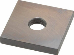 Mitutoyo - 0.14" Square Steel Gage Block - Accuracy Grade 0, Includes Certificate of Inspection - Exact Tooling