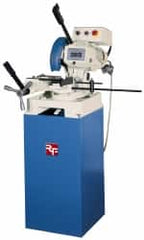 Rong Fu - 1 Cutting Speed, 10" Blade Diam, Cold Saw - 42 RPM Blade Speed, Bench Machine, 1 Phase, Compatible with Ferrous Material - Exact Tooling