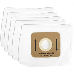 Atrix - Backpack Series HEPA Filter Bags - 8Qt., HEPA filtration, Use with VACBP1 , VACBP36V 5/PK - Exact Tooling