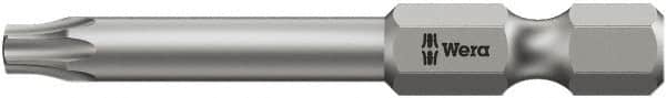Wera - 1/4" Drive IP6 Torx Plus Screwdriver Bit - 3-1/2" OAL - Exact Tooling