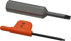 Kennametal - 0.208" Min Bore Diam, 2-3/4" OAL, 1/2" Shank Diam, CSBI Indexable Boring Bar - 1" Max Bore Depth, CDC Insert, Screw Holding Method - Exact Tooling