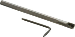 Kennametal - 0.3" Min Bore Diam, 4" OAL, 1/4" Shank Diam, FCBI Indexable Boring Bar - 2-1/2" Max Bore Depth, TD.. Insert, Screw Holding Method - Exact Tooling