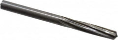 Hertel - 17/64" Solid Carbide 6 Flute Chucking Reamer - Spiral Flute, Straight Shank, 1-1/8" Flute Length, 3-1/4" OAL - Exact Tooling