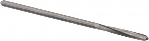 Hertel - 3/32" Solid Carbide 4 Flute Chucking Reamer - Spiral Flute, Straight Shank, 1/2" Flute Length, 2" OAL - Exact Tooling