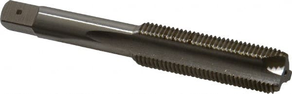 Hertel - 1/2-20 UNF, 3 Flute, Bright Finish, High Speed Steel Spiral Point Tap - Bottoming Chamfer, Right Hand Thread, 3-3/8" OAL, 1-21/32" Thread Length, 3B Class of Fit - Exact Tooling