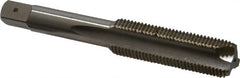 Hertel - 1/2-20 UNF, 3 Flute, Bright Finish, High Speed Steel Spiral Point Tap - Bottoming Chamfer, Right Hand Thread, 3-3/8" OAL, 1-21/32" Thread Length, 3B Class of Fit - Exact Tooling