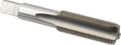 Hertel - 3/4-16 UNF, 3 Flute, Bright Finish, High Speed Steel Spiral Point Tap - Bottoming Chamfer, Right Hand Thread, 4-1/4" OAL, 2" Thread Length, 3B Class of Fit - Exact Tooling