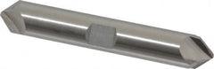 Hertel - 1/2" Diam 2 Flute Double End Cobalt Chamfer Mill - Exact Tooling