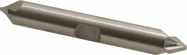 Hertel - 3/8" Diam Double End Cobalt Chamfer Mill - Exact Tooling