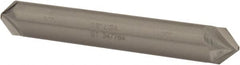 Hertel - 3/8" Diam Double End Cobalt Chamfer Mill - Exact Tooling