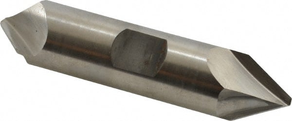 Hertel - 3/4" Diam Double End Cobalt Chamfer Mill - Exact Tooling