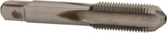 Hertel - 1/8-27 NPS Thread, 4 Flute Standard Pipe Tap - 2-1/8" OAL, 3/4" Thread Length, 5/16" Shank Diam, Bright Finish, High Speed Steel - Exact Tooling