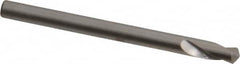 Hertel - 4mm Body Diam, 120°, 52mm OAL, Cobalt Spotting Drill - Exact Tooling