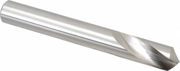 Hertel - 1/2" Body Diam, 120°, 4" OAL, Cobalt Spotting Drill - Exact Tooling
