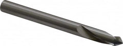 Hertel - 1/4" Body Diam, 90°, 2-5/8" OAL, Cobalt Spotting Drill - Exact Tooling