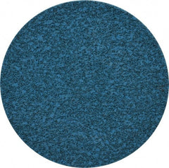 Norton - 3" Medium Grade Aluminum Oxide Deburring Disc - Quick Change Connection - Exact Tooling