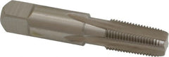 Hertel - 1/8-27 NPTF Thread, 4 Flute Short Projection Standard Pipe Tap - 2-1/8" OAL, 3/4" Thread Length, 7/16" Shank Diam, Bright Finish, High Speed Steel - Exact Tooling