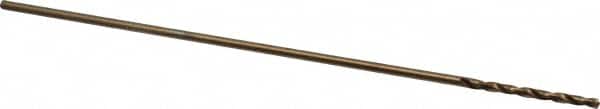 Hertel - 0.196" Diam, 12" OAL Bright Cobalt Aircraft Extension Drill Bit - Exact Tooling