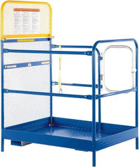 Vestil - 65" Platform - Forklift Work Platform, 1,000 Lb Capacity, 65-5/8" Platform Height, 36" Base Width x 48" Base Depth - Exact Tooling