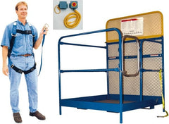 Vestil - 60" Platform - Forklift Work Platform, 1,000 Lb Capacity, 60" Platform Height, 48" Base Width x 48" Base Depth - Exact Tooling