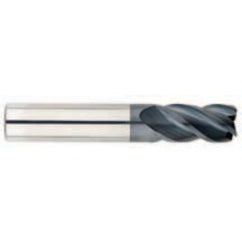 3/4" Dia. - 1-1/2" LOC - 4" OAL - 4 FL Carbide S/E HP End Mill-AlTiN - Exact Tooling