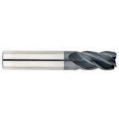 1" Dia. - 1-1/2" LOC - 4" OAL - 4 FL Carbide S/E HP End Mill-AlTiN - Exact Tooling