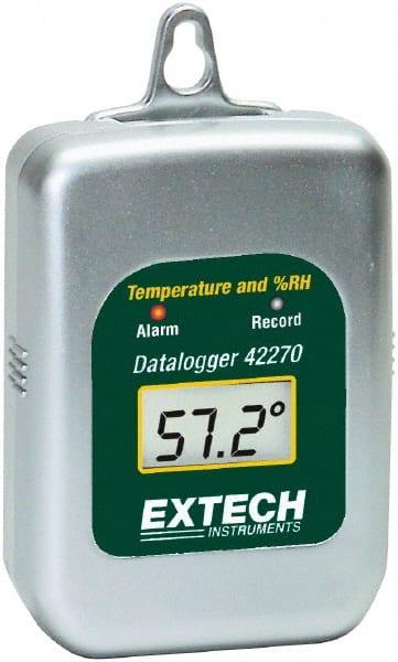 Extech - -40 to 185°F, 0 to 100% Humidity Range, Temp Recorder - Exact Tooling