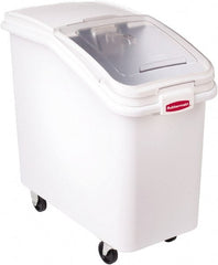 Rubbermaid - Rectangular, White Polypropylene Food Bin - 28" High x 15-1/2" Wide x 29-1/2" Long - Exact Tooling