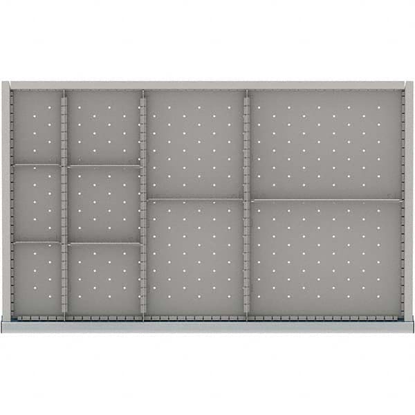 LISTA - 10-Compartment Drawer Divider Layout for 3.15" High Drawers - Exact Tooling