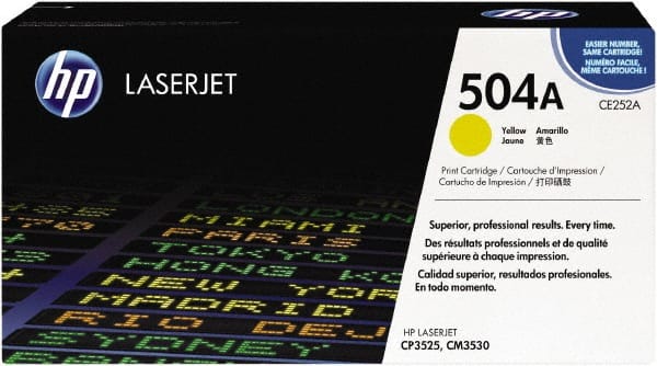 Hewlett-Packard - Yellow Toner Cartridge - Use with HP Color LaserJet CM3530 MFP, CP3525 - Exact Tooling