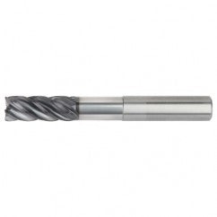 3/4x3/4x1-1/2x5-1/2 .030R 5FL Carbide End Mill-Round Shank-AlTiN - Exact Tooling