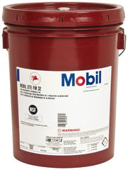Mobil - 5 Gal Pail Mineral Hydraulic Oil - ISO 32, 31.9 cSt at 40°C & 5.5 cSt at 100°F, Food Grade - Exact Tooling