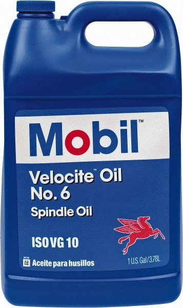 Mobil - 1 Gal Container Mineral Spindle Oil - ISO 10, 10 cSt at 40°C & 2.62 cSt at 100°C - Exact Tooling